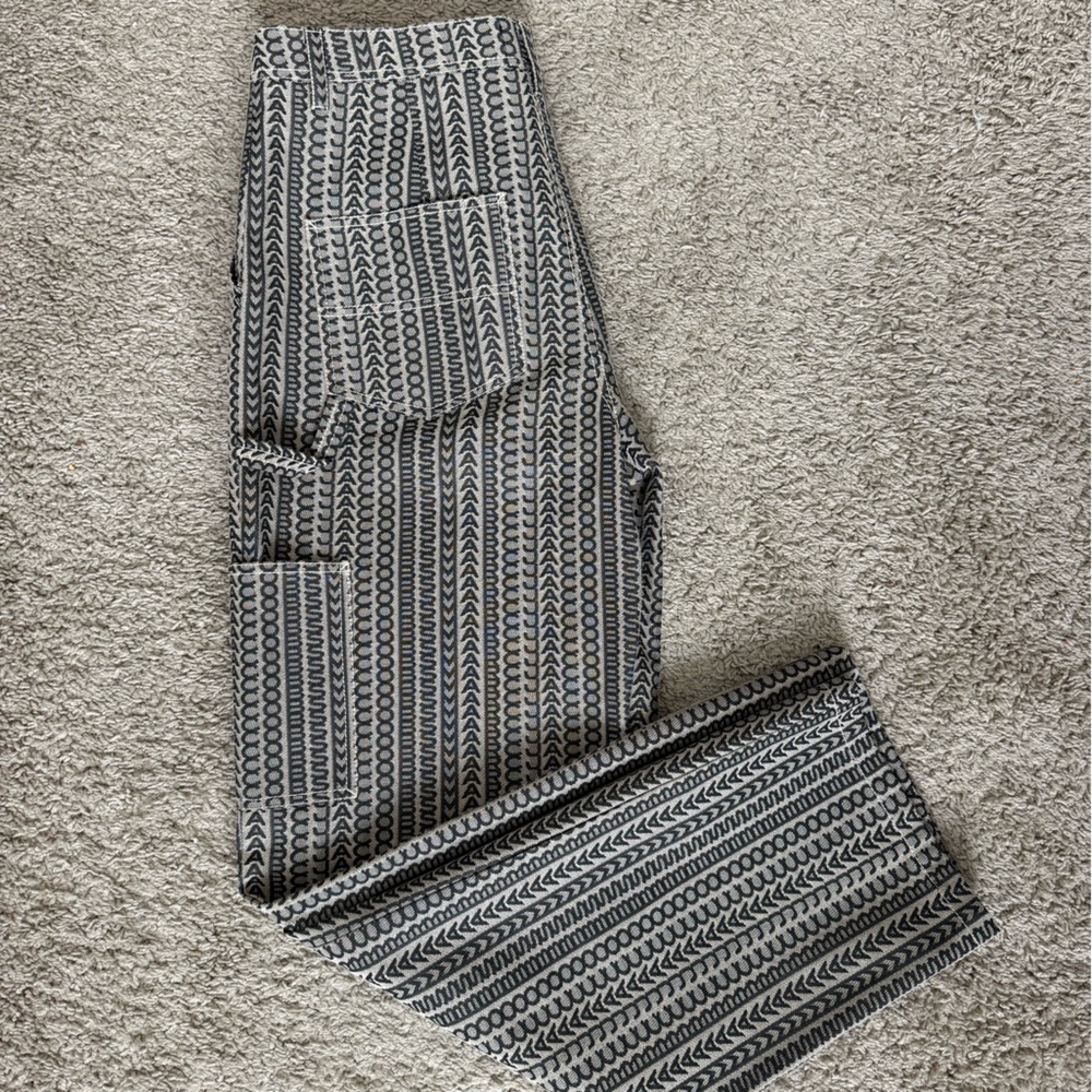 Marc Jacobs Wide Monogram Patterned Pants - Picture 3 of 10